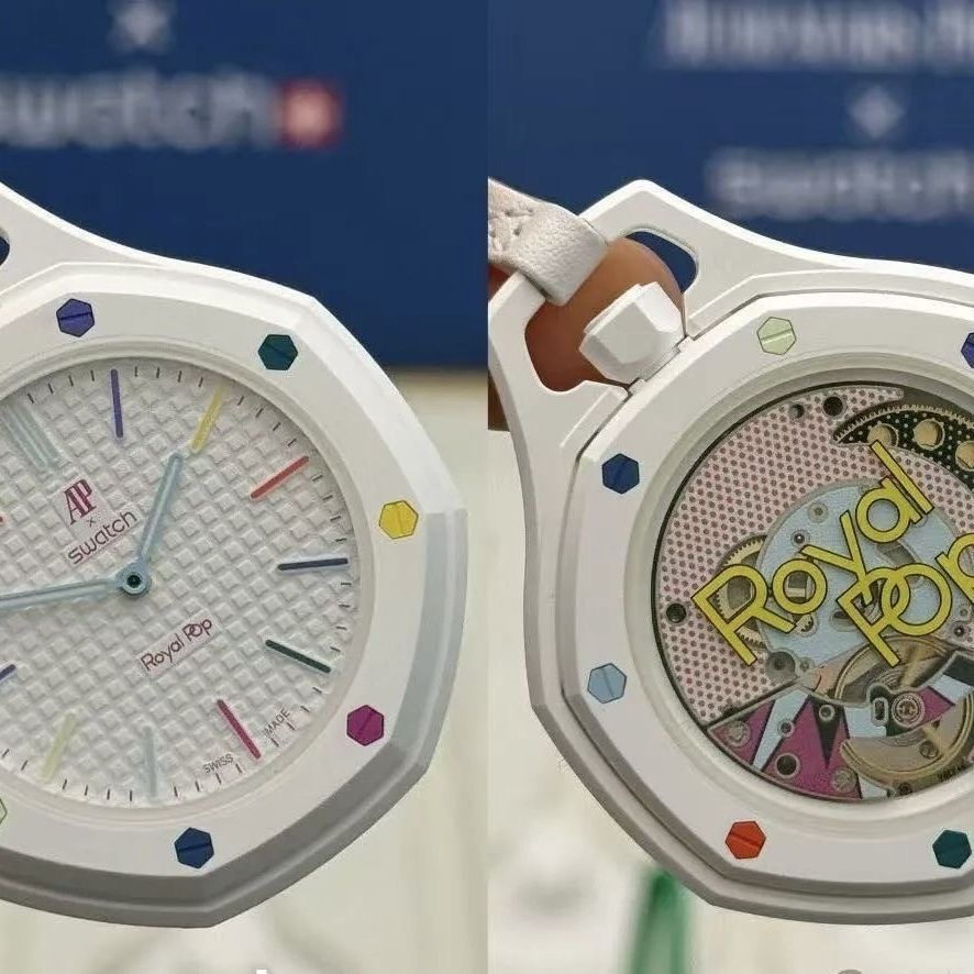 AP x Swatch Pocket Watch 8 Colors With Band/Bracelet 8 Colors