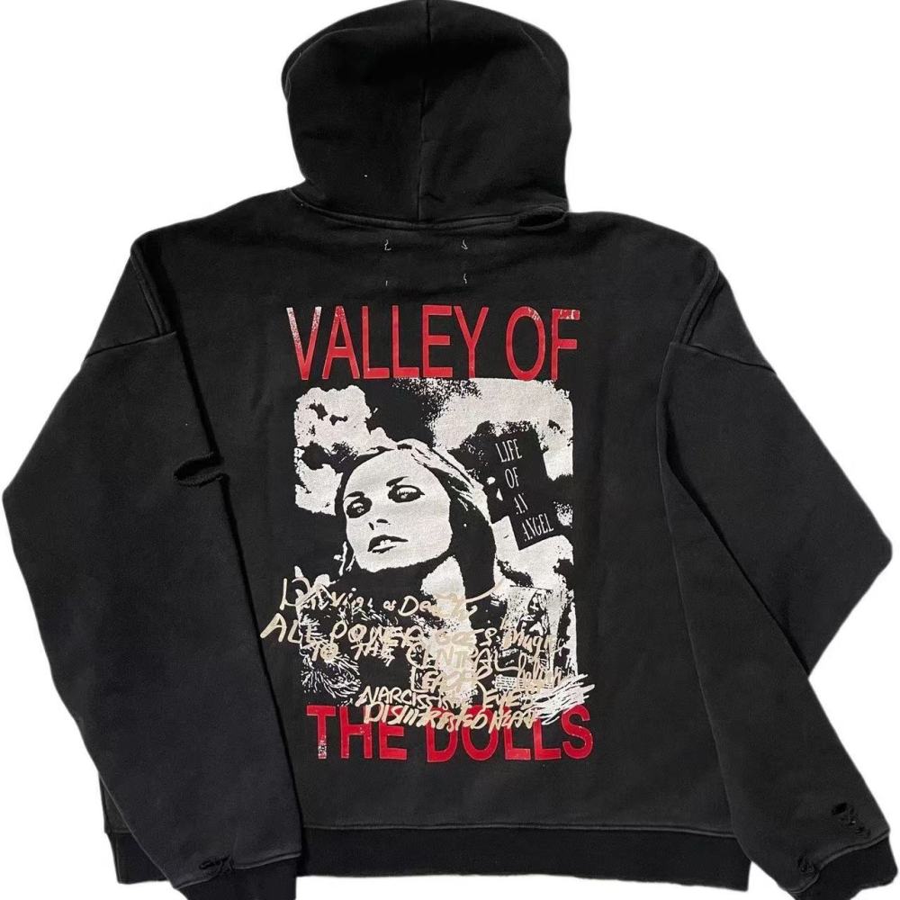 Palyhollywood Valley Of The Dolls Washed Material Hoodie