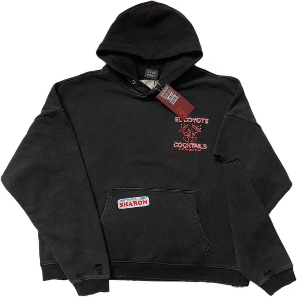 Palyhollywood Valley Of The Dolls Washed Material Hoodie