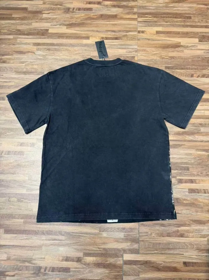 Godspeed Future Urban Police And Gangster Rhinestone Print Washed Tee