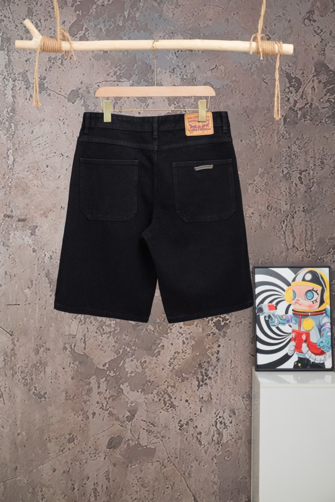 CH 589295 Jean Shorts Black