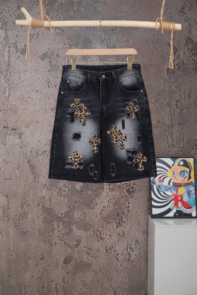 CH Leopard Print Crossings Jean Shorts
