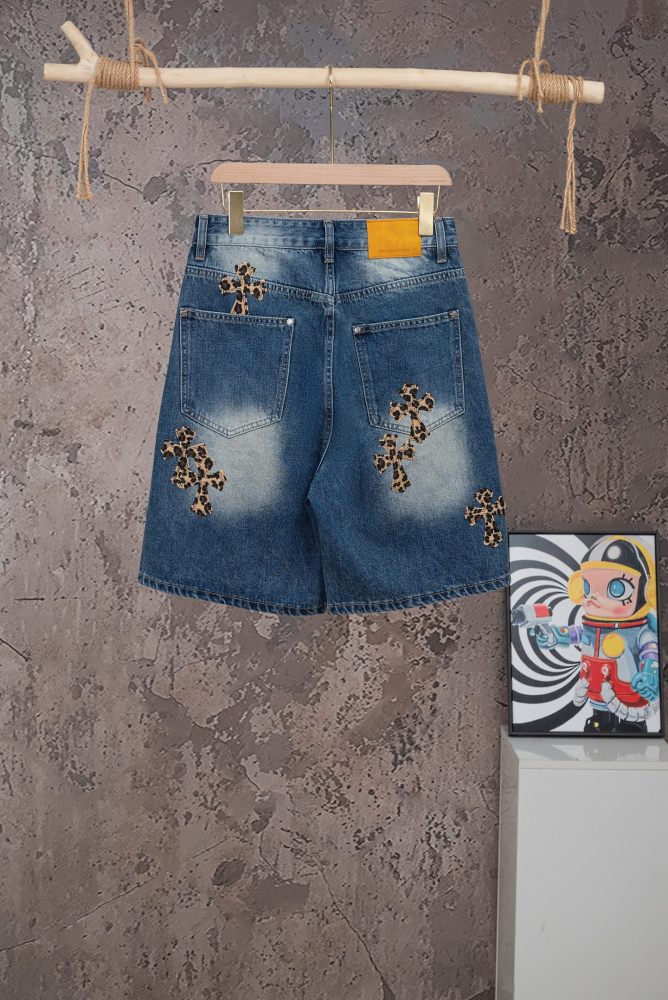 CH Leopard Print Crossings Jean Shorts