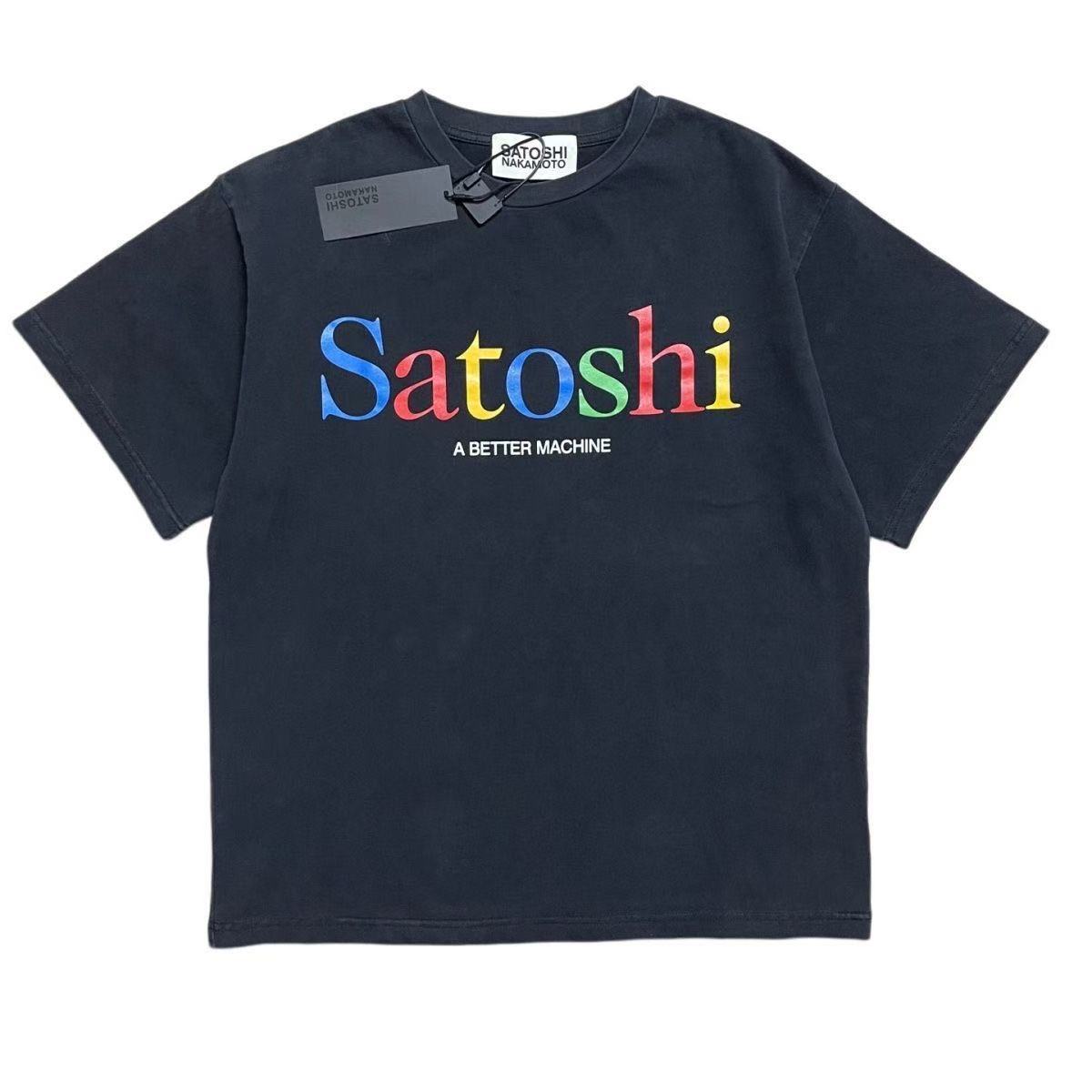 Satoshi Colorful Letters Shirt