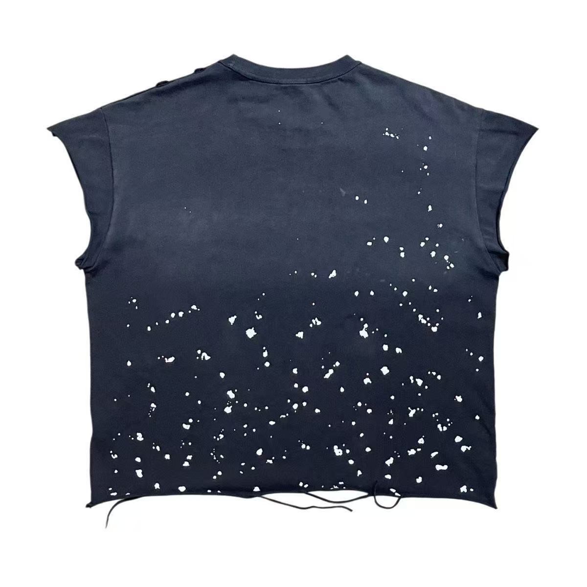 Satoshi White Spot Holes Tank Top