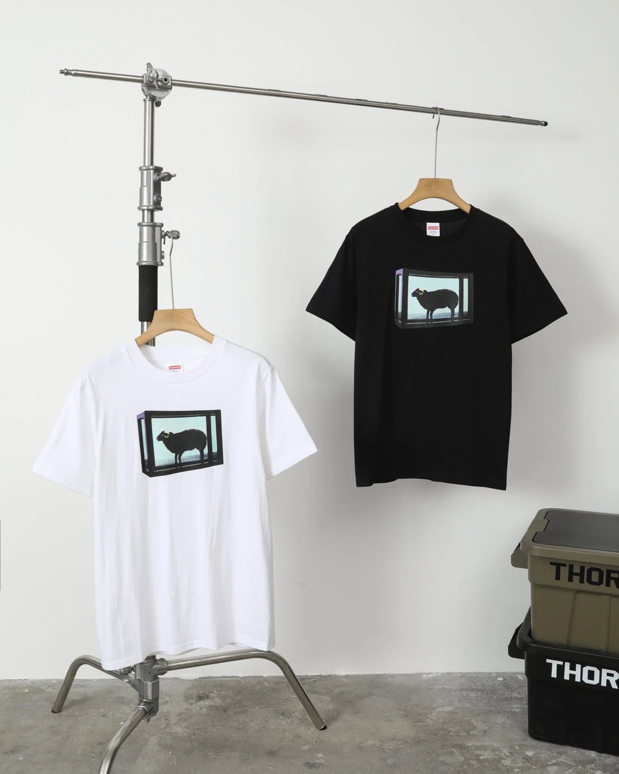 Sup Black Sheep T-shirt Black White