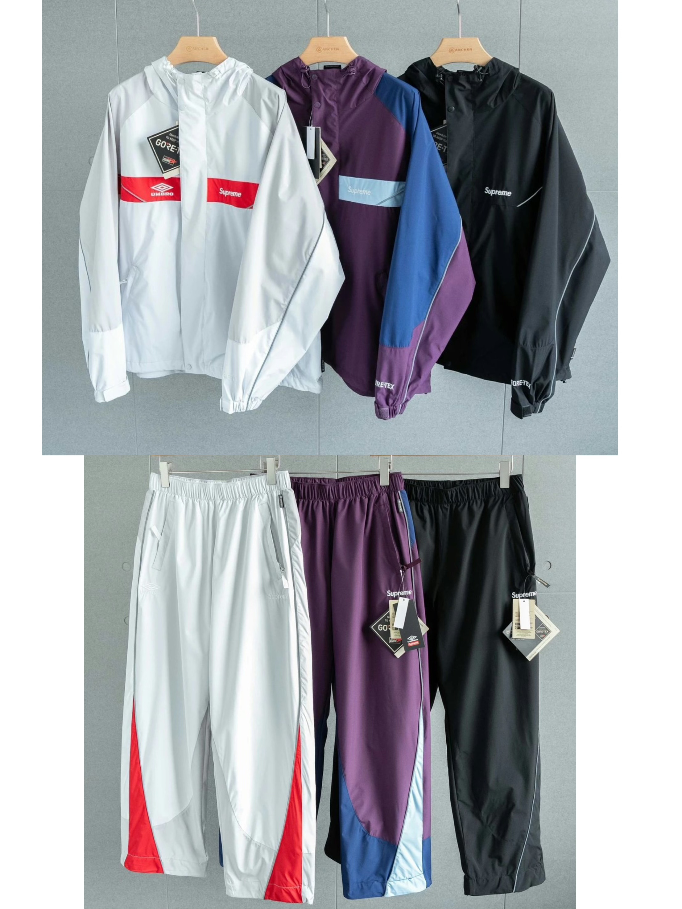 Sup x UMBRO Track Set 3 Colors