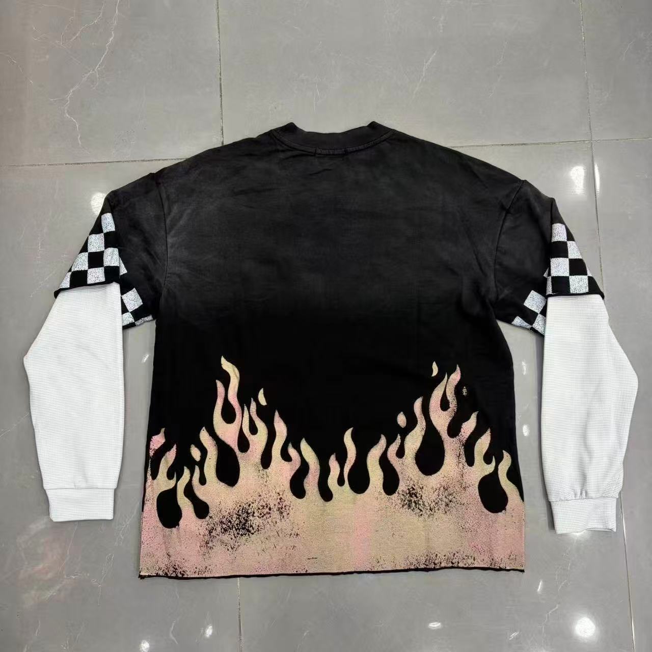 Satoshi Fire Printing Long Sleeve