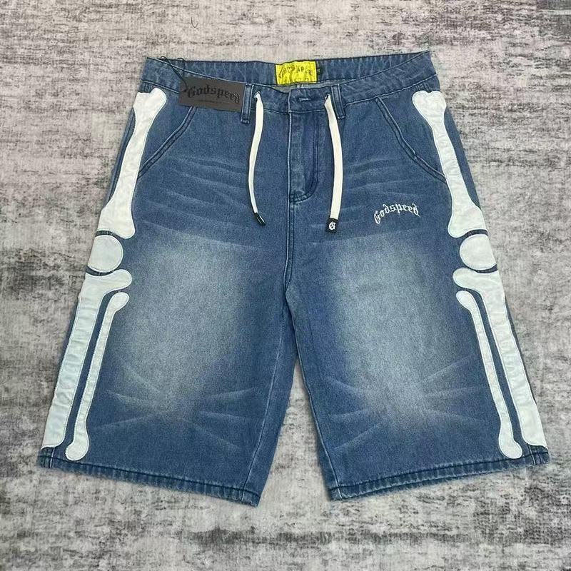 Godspeed Bones Jeans Black And Blue