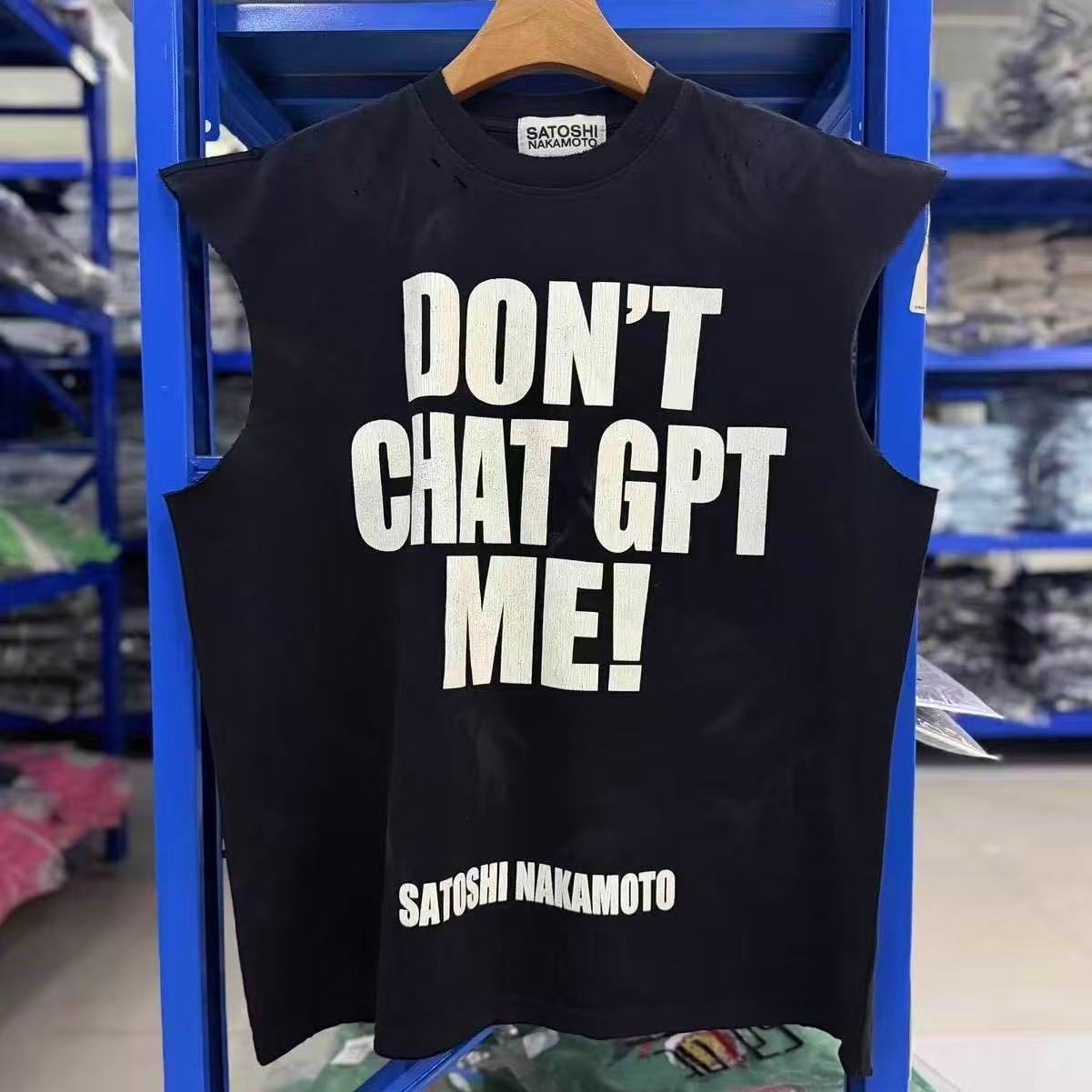 Satoshi Dont Chat Gpt Me Tank Top