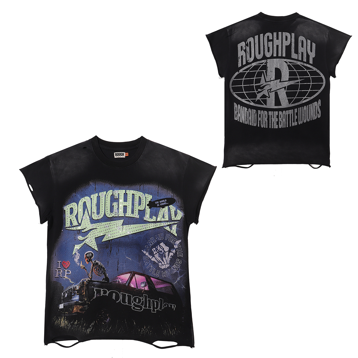 Roughplay Smoking Skull Shirt Sleeveless