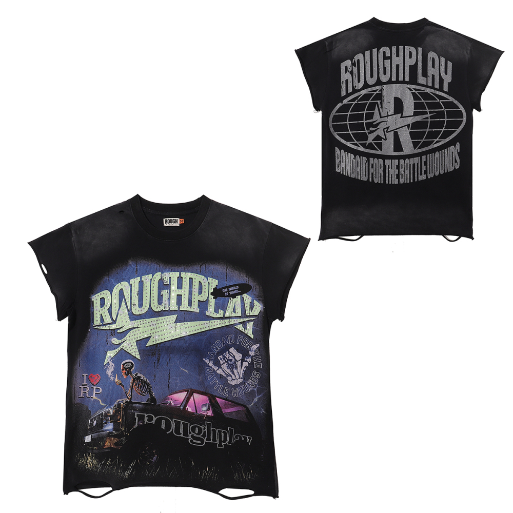 Roughplay Smoking Skull Shirt Sleeveless