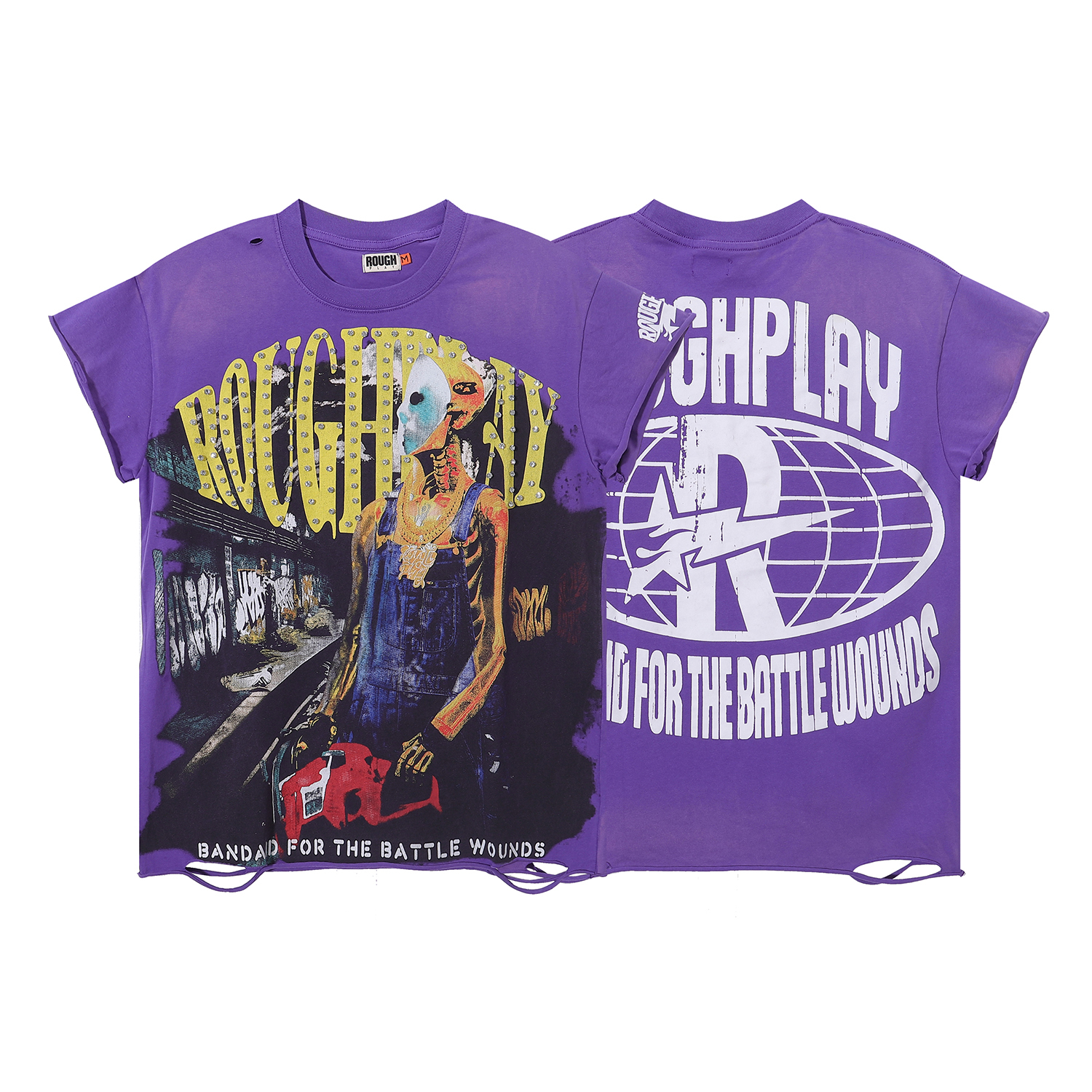 RoughPlay Chainsaw Sleeveless Purple Shirt