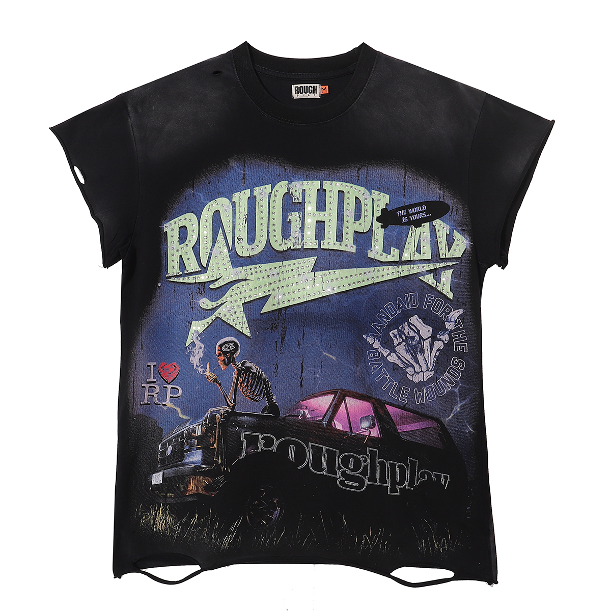 Roughplay Smoking Skull Shirt Sleeveless