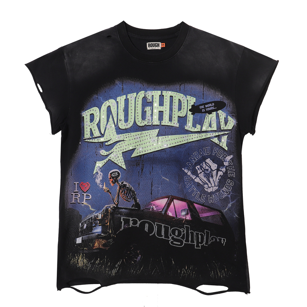 Roughplay Smoking Skull Shirt Sleeveless