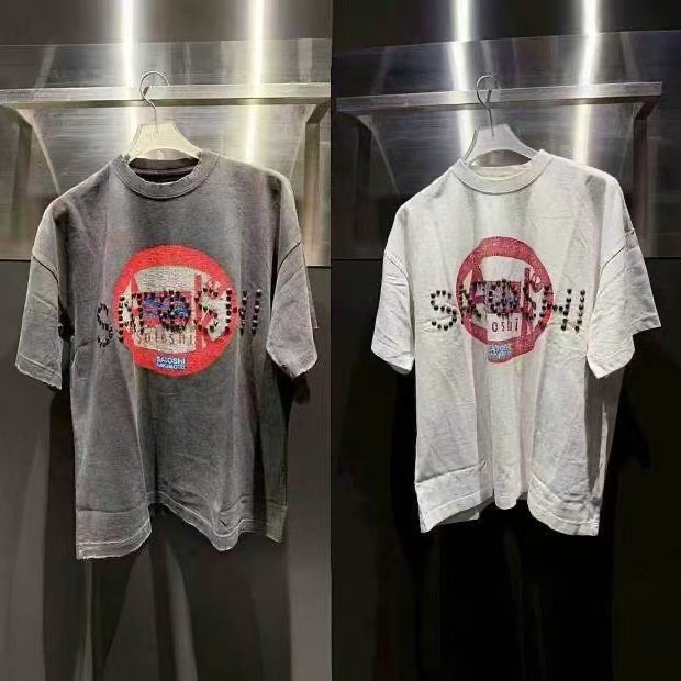 Satoshi Letters Circle Front Shirt 2 Colors