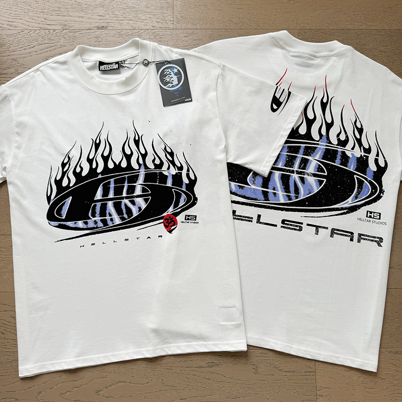 Hellstar H Fireball Shirt White