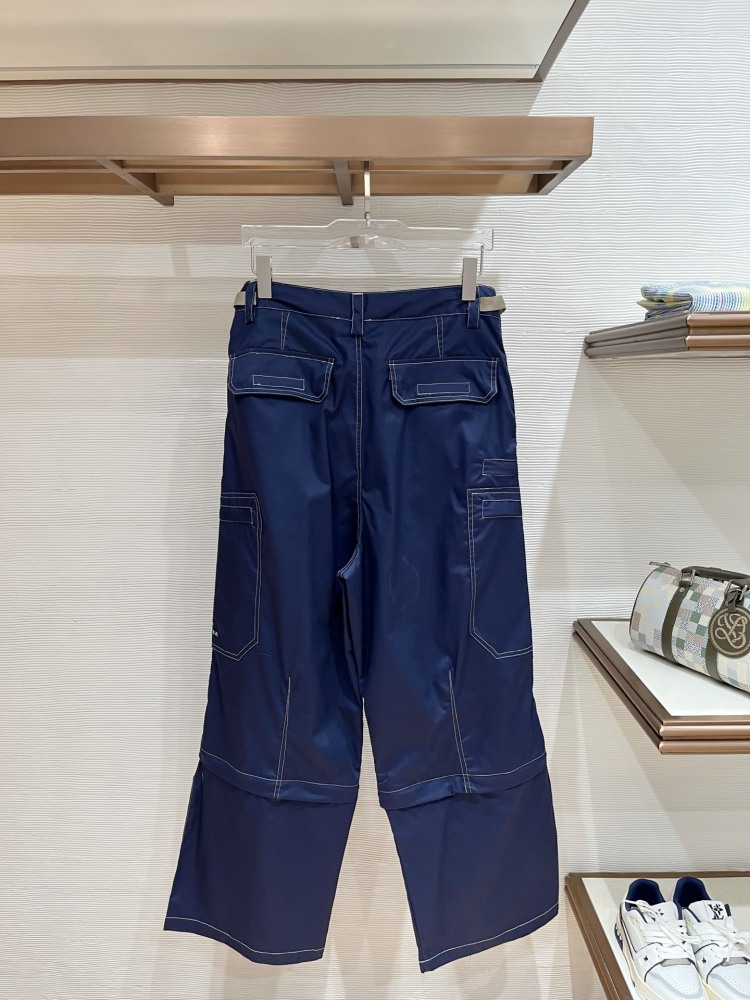 BLCG 606330 Blue Cargo Pants Oversized