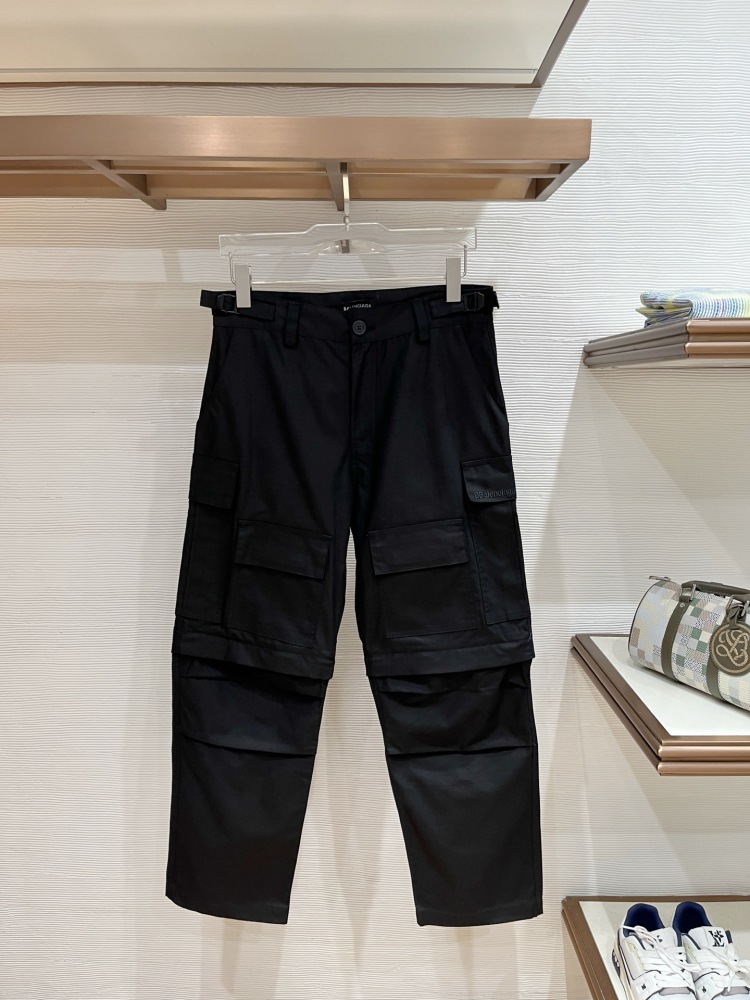 BLCG 606328 Cargo Pants Black Oversized