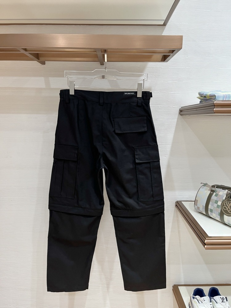 BLCG 606328 Cargo Pants Black Oversized