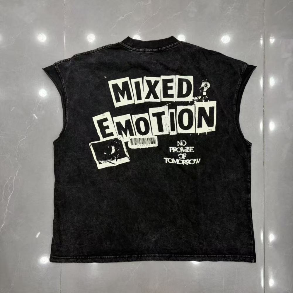 Mixed Emotions Pics  Washed Black Top Tank