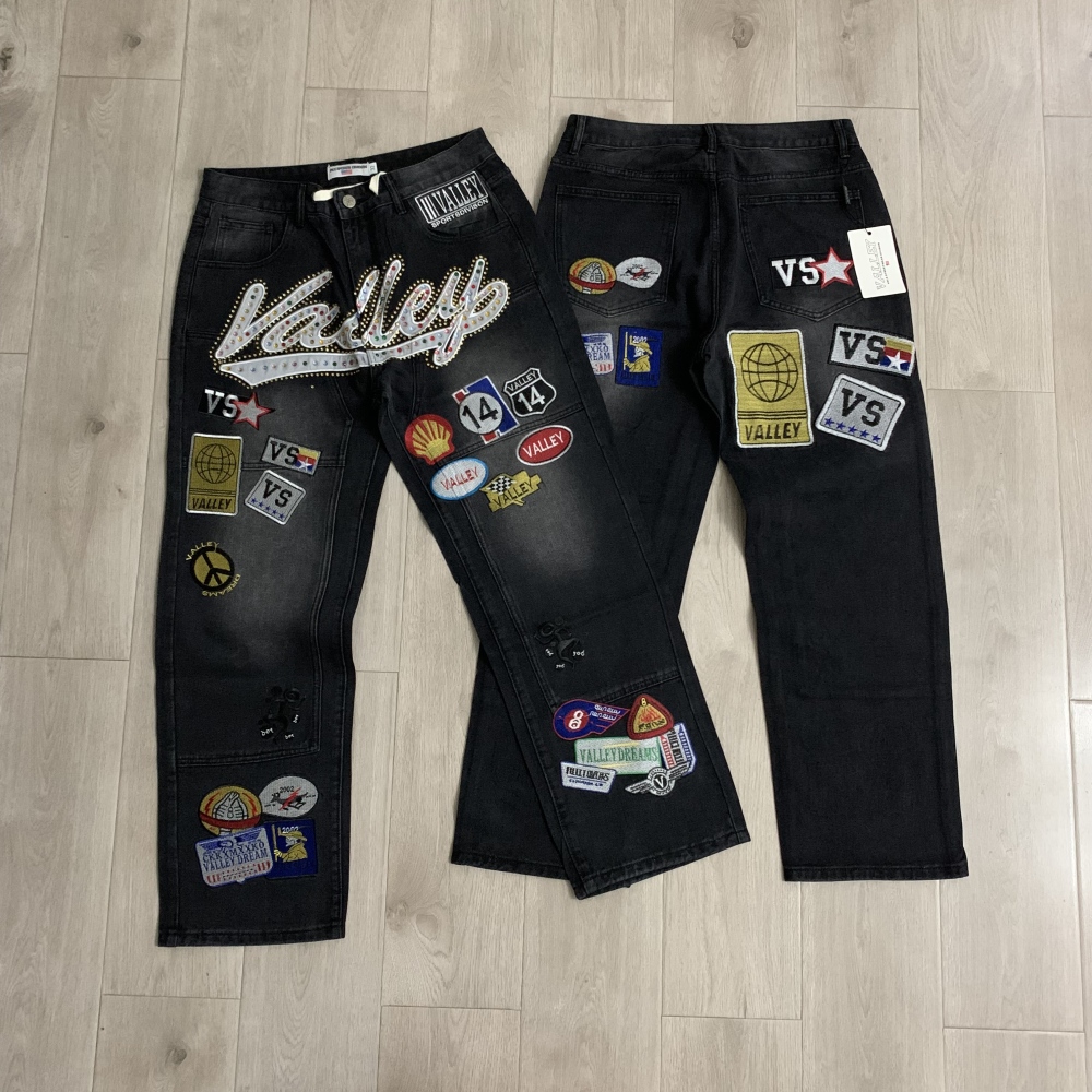 Vale Forever 1980s Blue Denim Carpenter Pants 2026