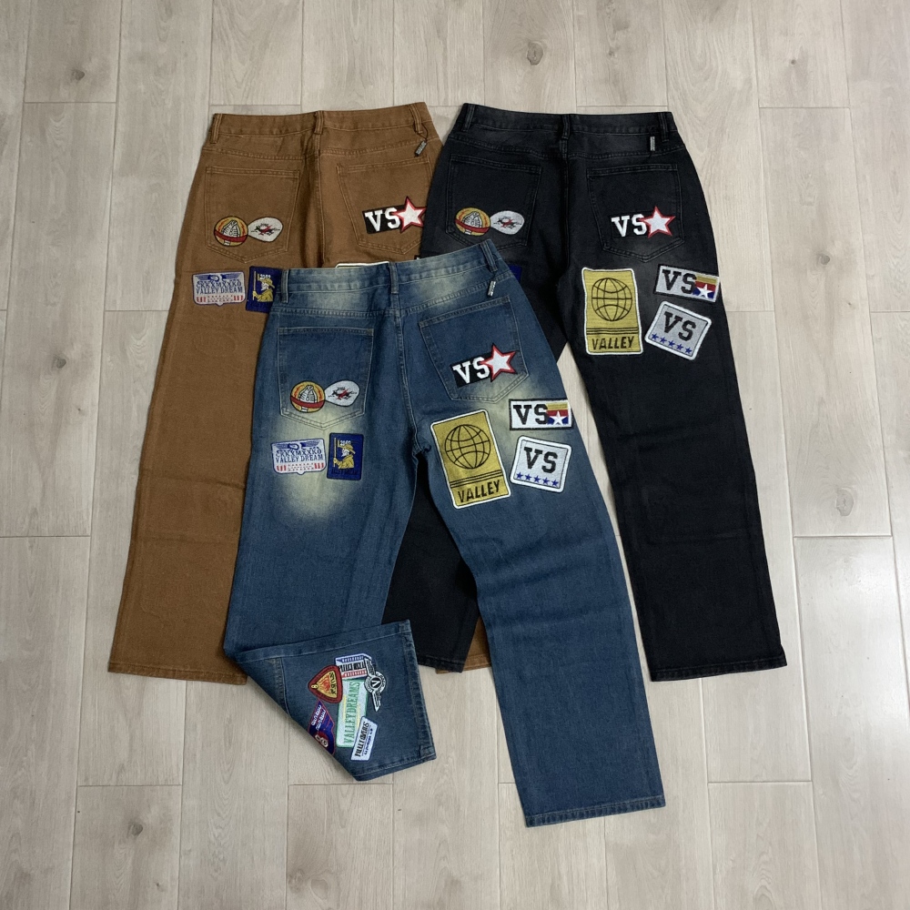 Vale Forever 1980s Blue Denim Carpenter Pants 2026