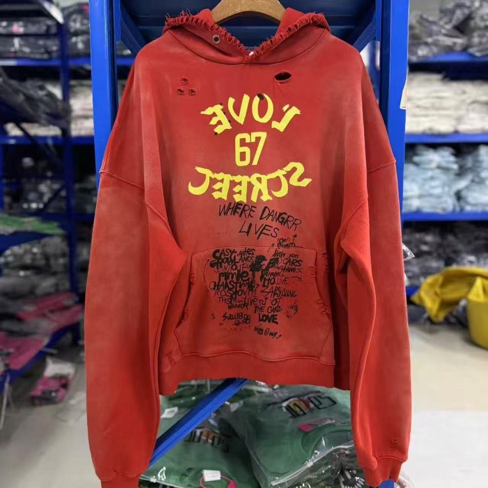 Paly Hollywood 26SS Love Street 67 Hoodie Red