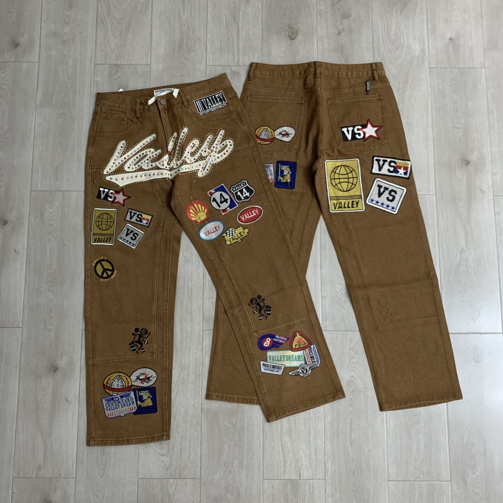 Vale Forever 1980s Blue Denim Carpenter Pants 2026