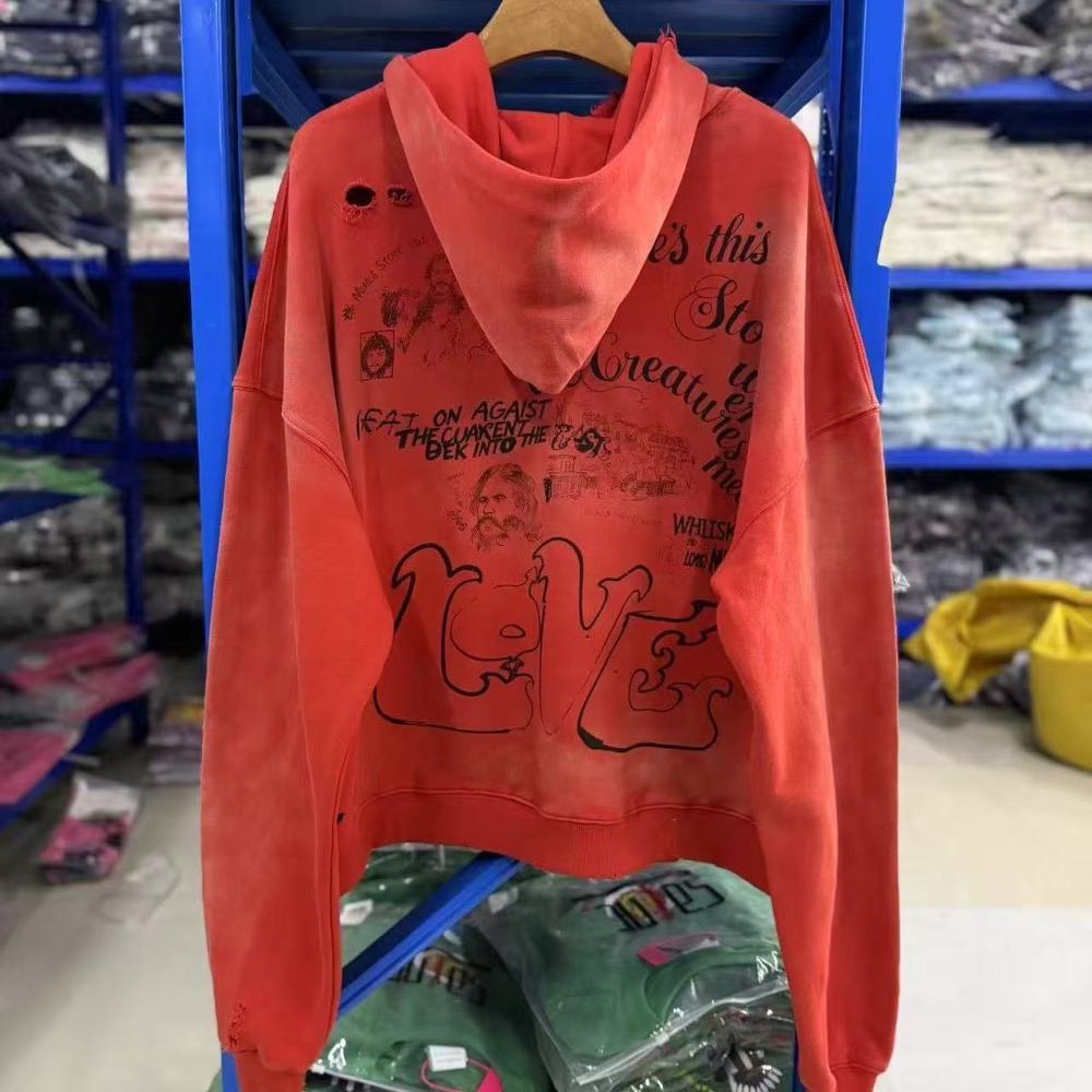 Paly Hollywood 26SS Love Street 67 Hoodie Red