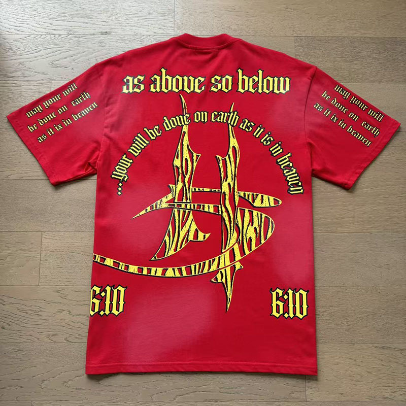 Hellstar YinYanYang Shirt Red