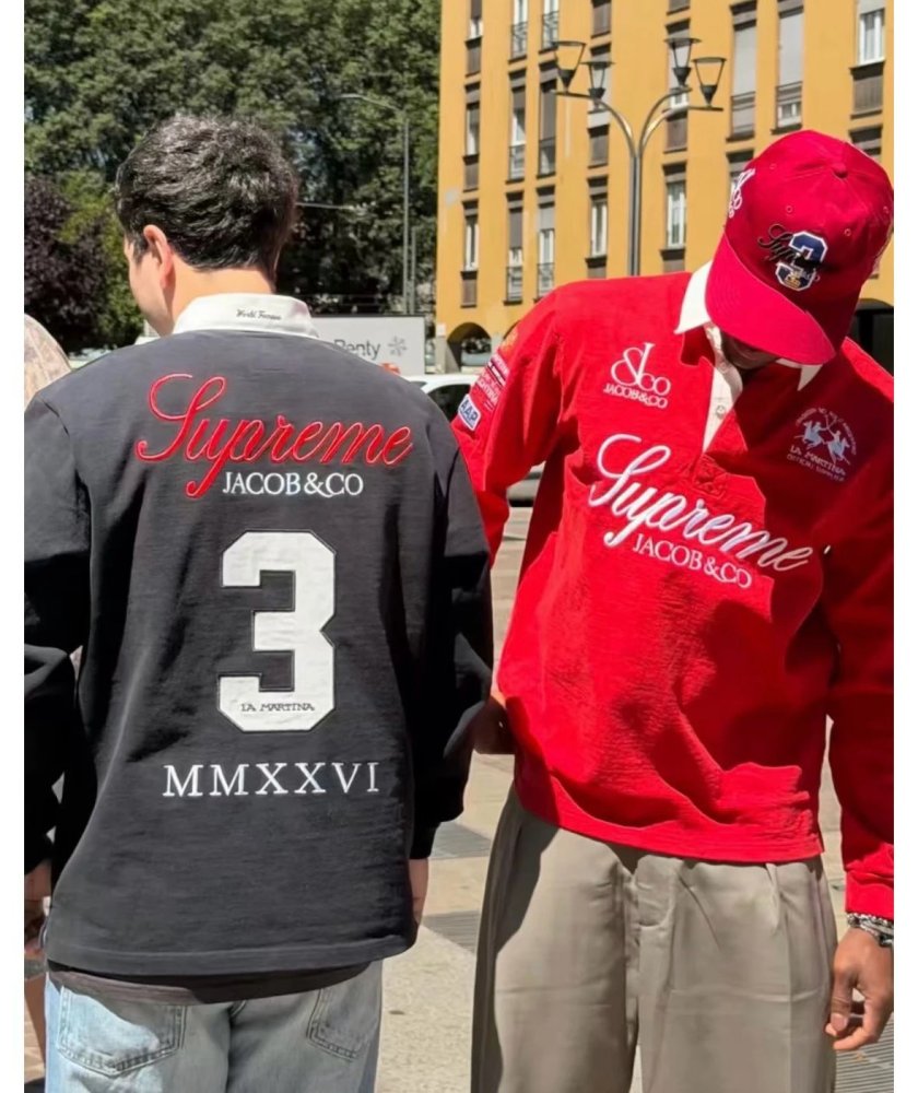 Sup La Martina SS26 WEEK16 Rugby Polo Long Sleeves 2 Colors
