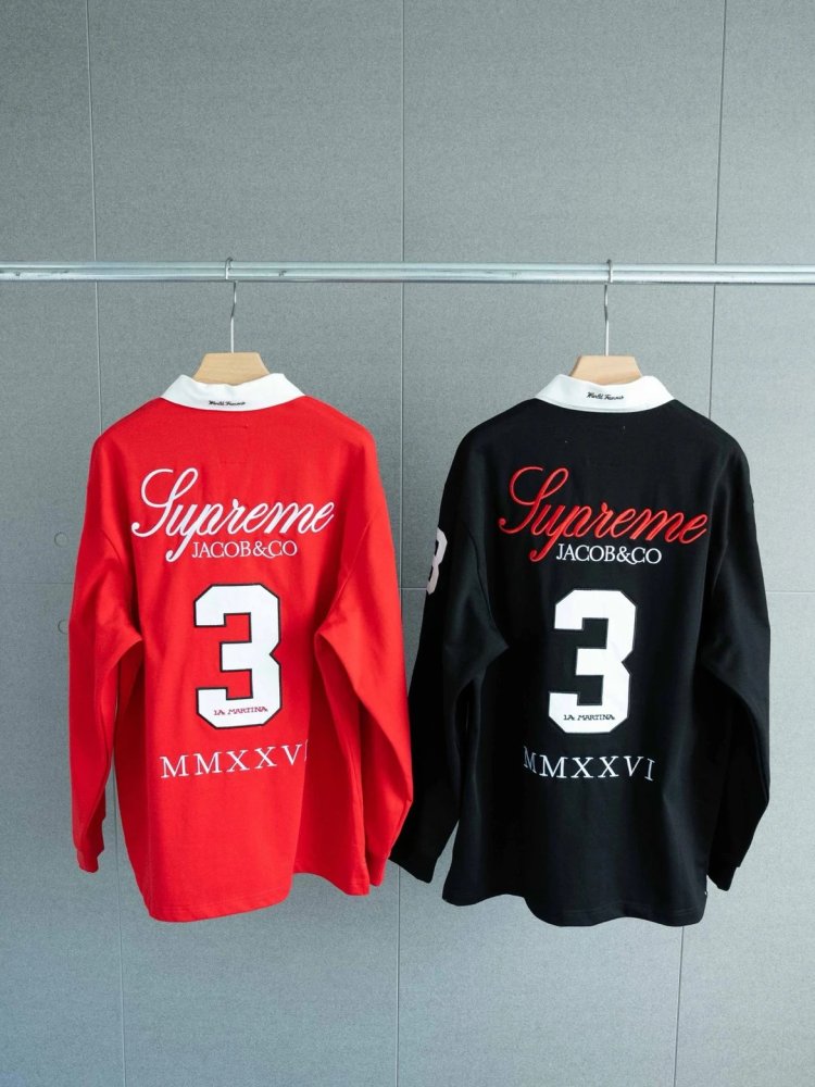 Sup La Martina SS26 WEEK16 Rugby Polo Long Sleeves 2 Colors