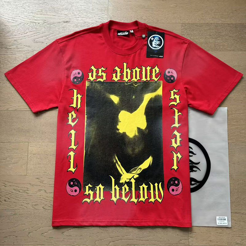 Hellstar YinYanYang Shirt Red