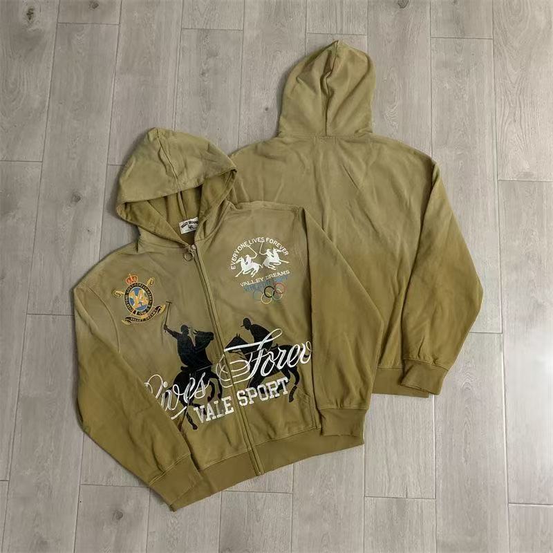 Vale Olympic Horse Riding Zip Up Hoodie 3 Colors
