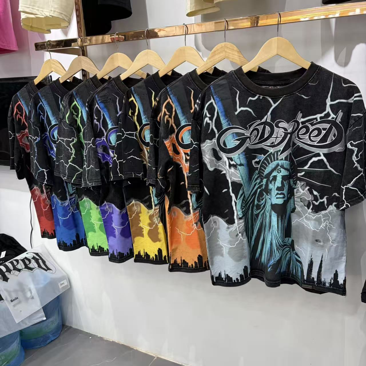 Godspeed Lightning Liberty Shirt 7 Colors