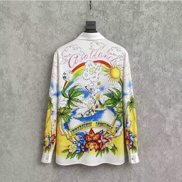 Casablanca Rainbow Shirt Long Sleeve