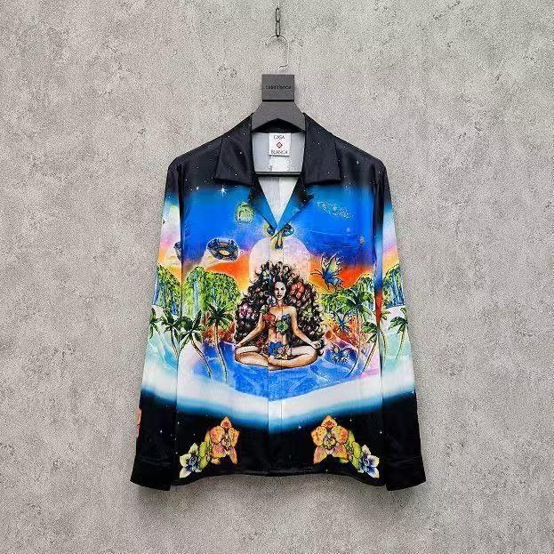 Casablanca 26ss Butterfly Woman Yoga Long Sleeve Shirt