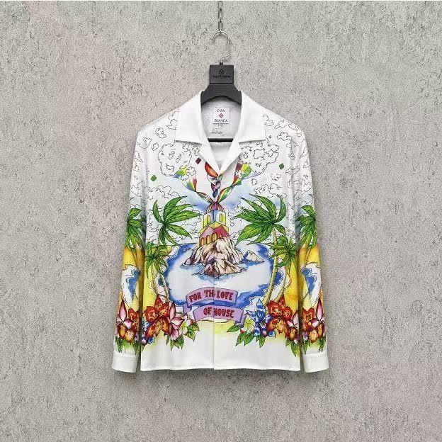 Casablanca Rainbow Shirt Long Sleeve
