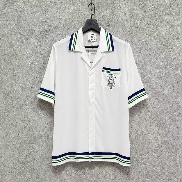 Casablanca 26SS Sailboat Shirt White
