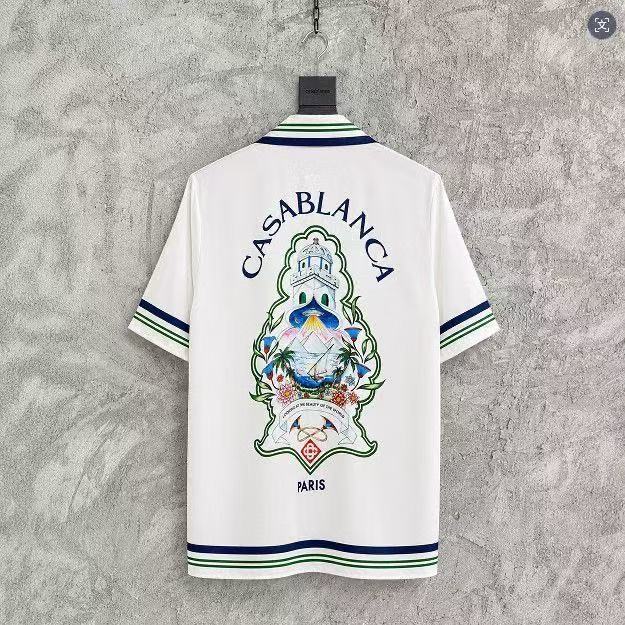 Casablanca 26SS Sailboat Shirt White