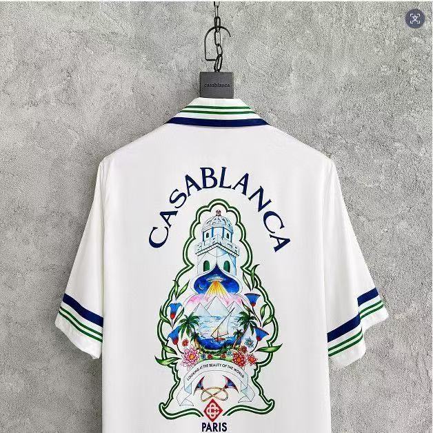 Casablanca 26SS Sailboat Shirt White