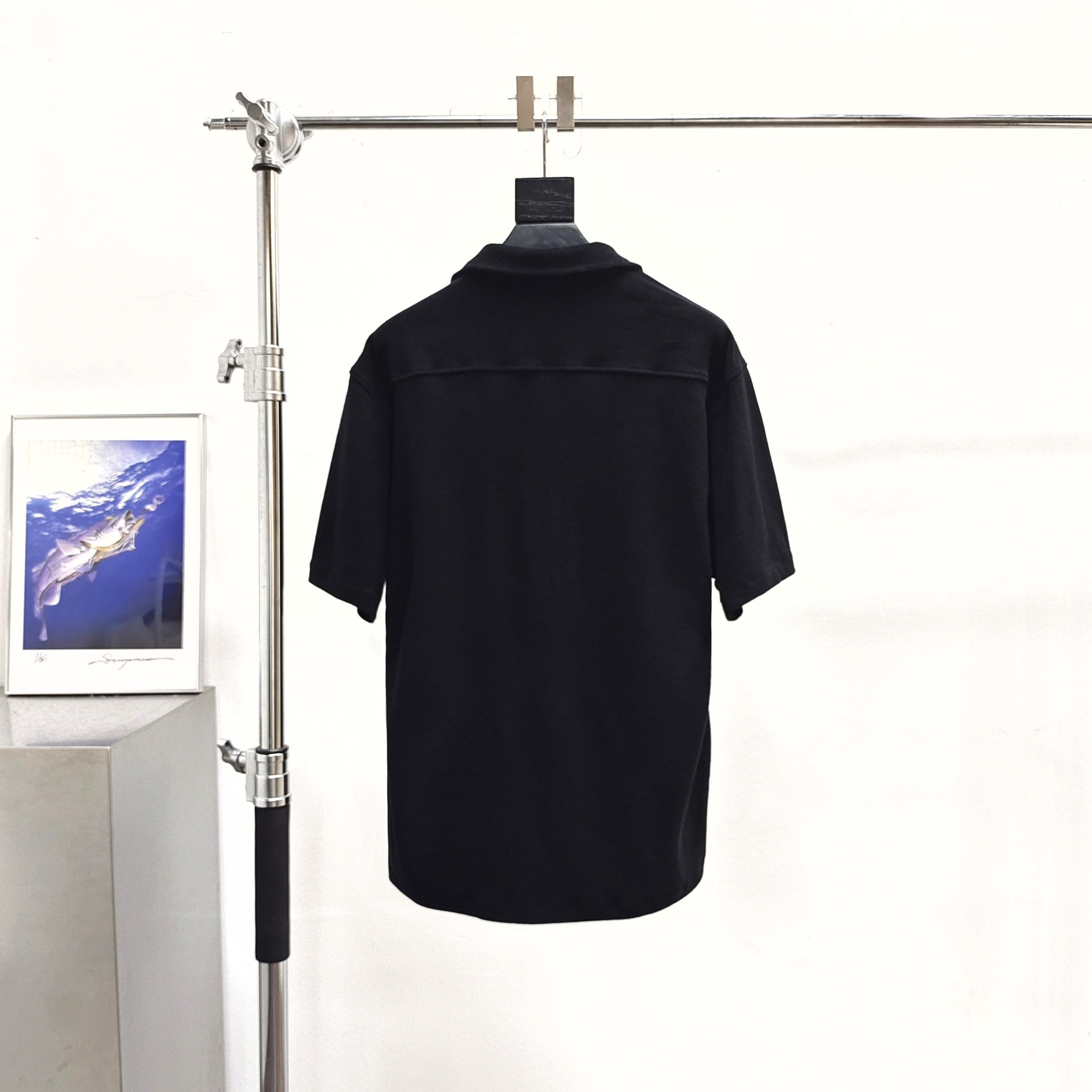 1:1 Gallery dept Flannel Button Up Black