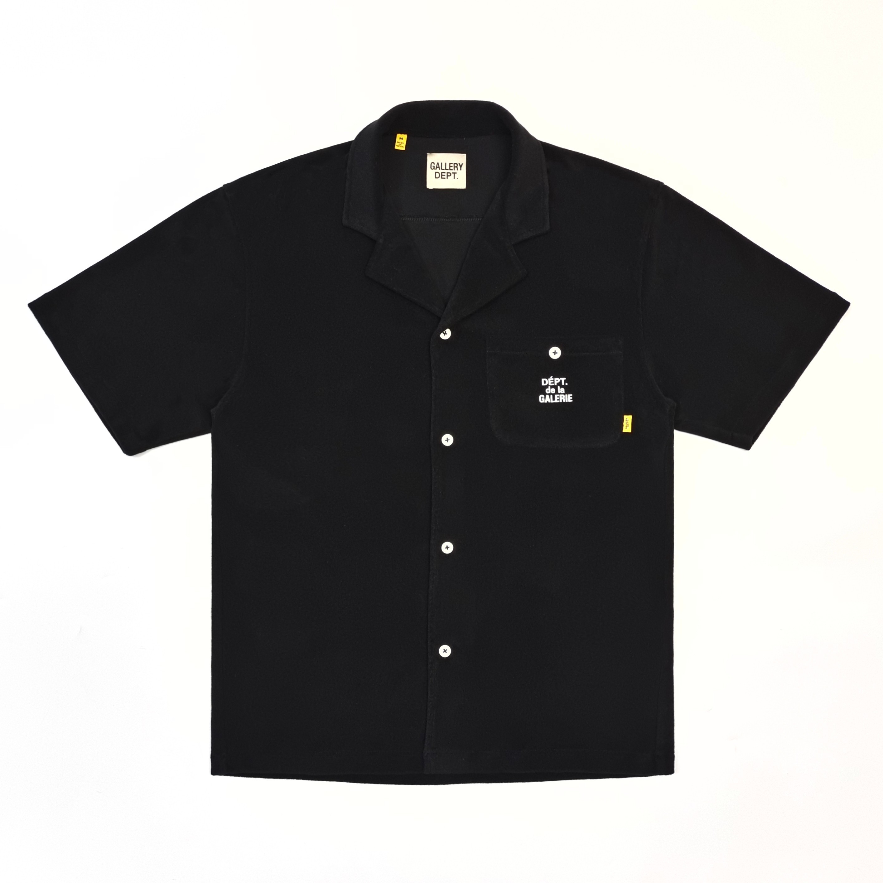 1:1 Gallery dept Flannel Button Up Black