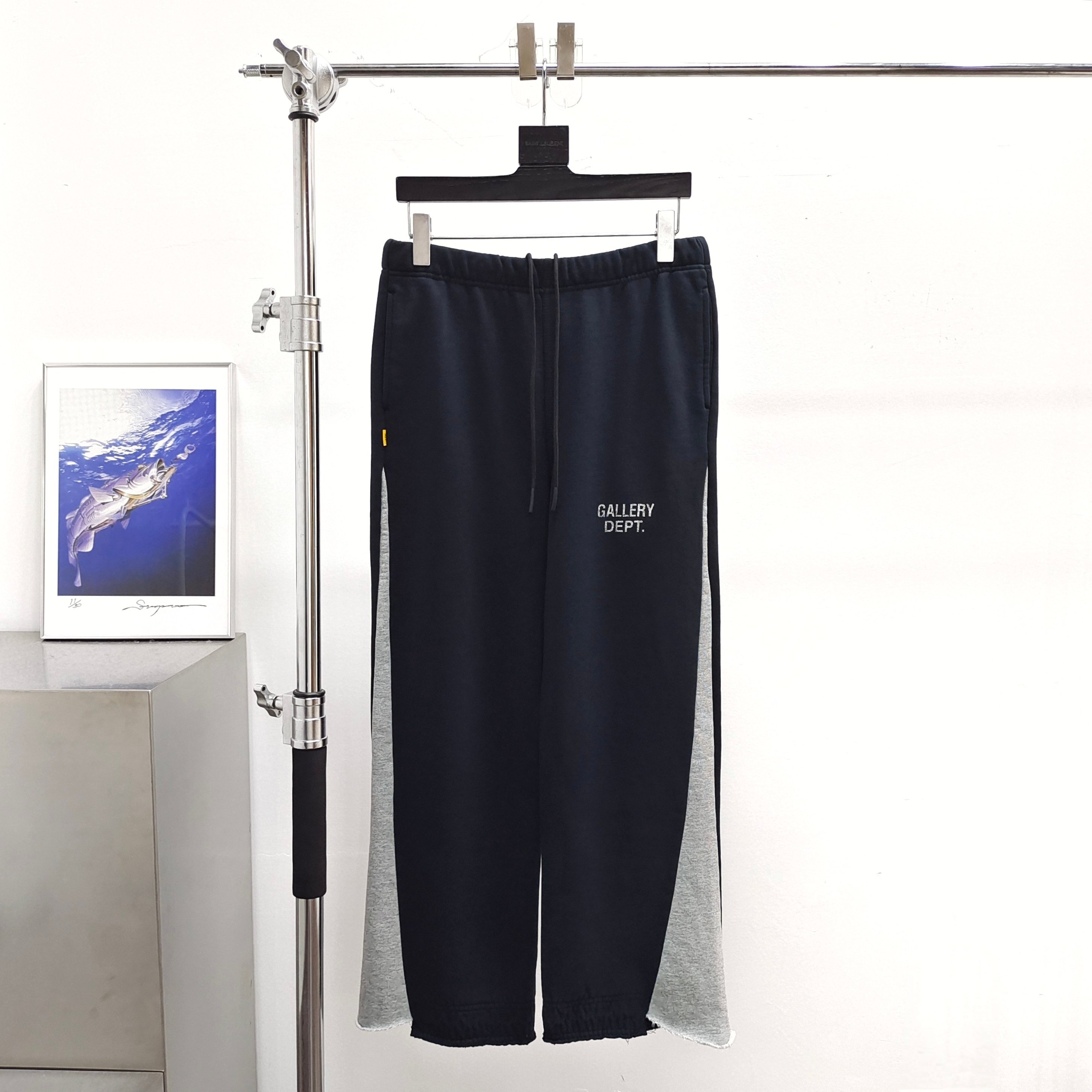 1:1 Gallery Dept Black Grey Sweatpants