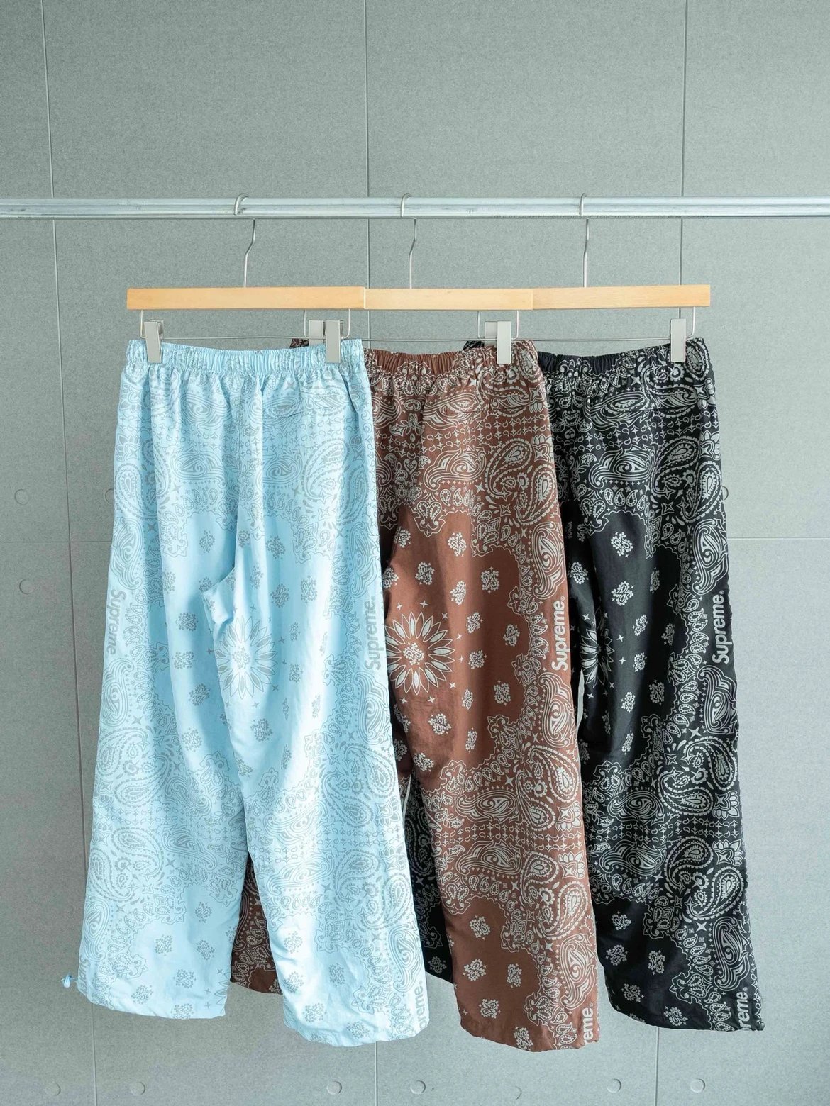 Sup week14 Reflective Bandana Anorak Jacket Pants 3 Colors
