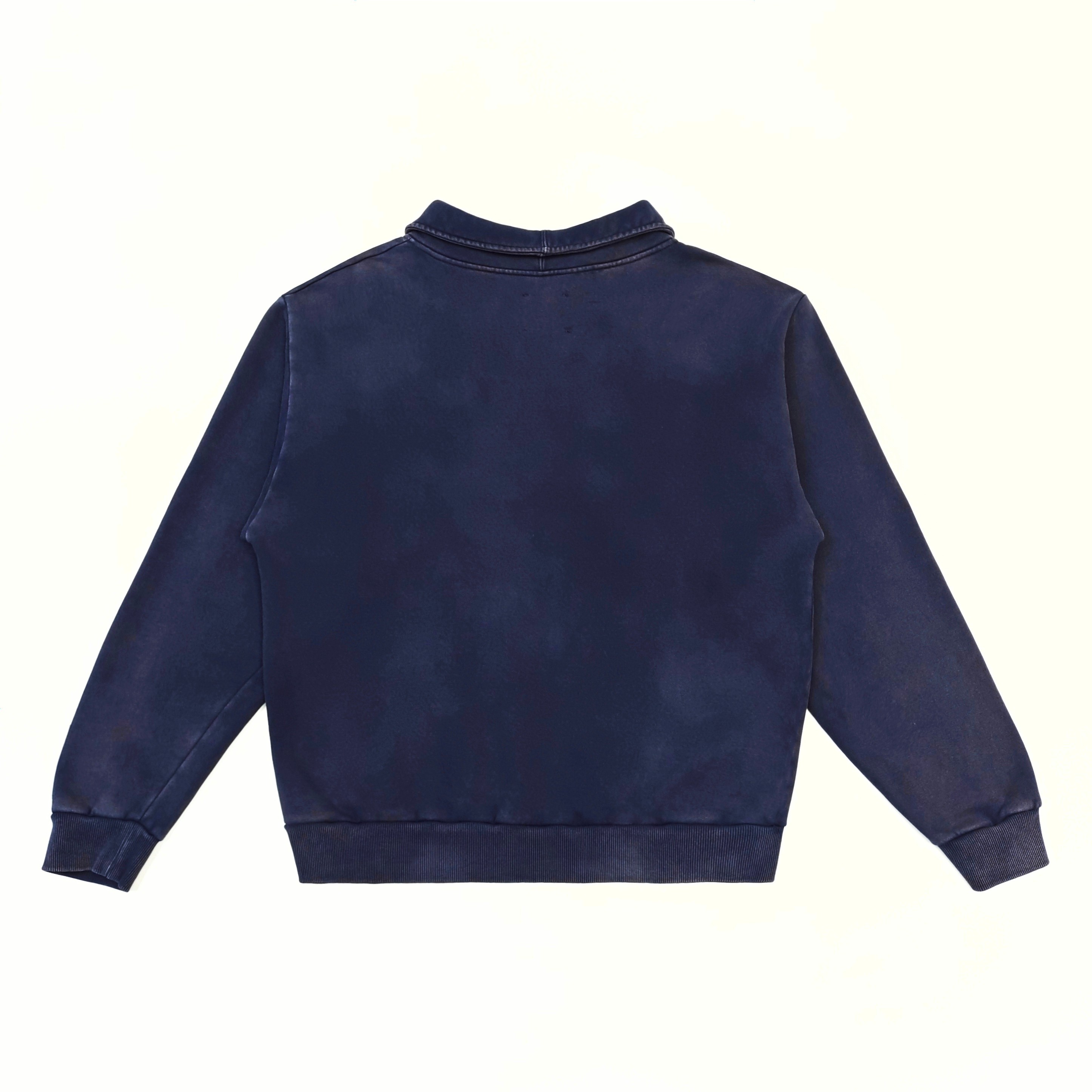 Gallery Dept Navy Blue Half Zip Crewneck