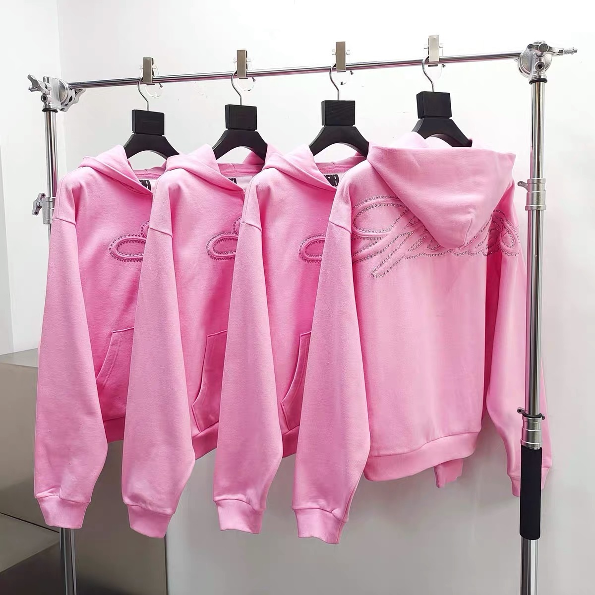 1:1 High Quality Sp5der 3D Letter Printed Hoodie Pants