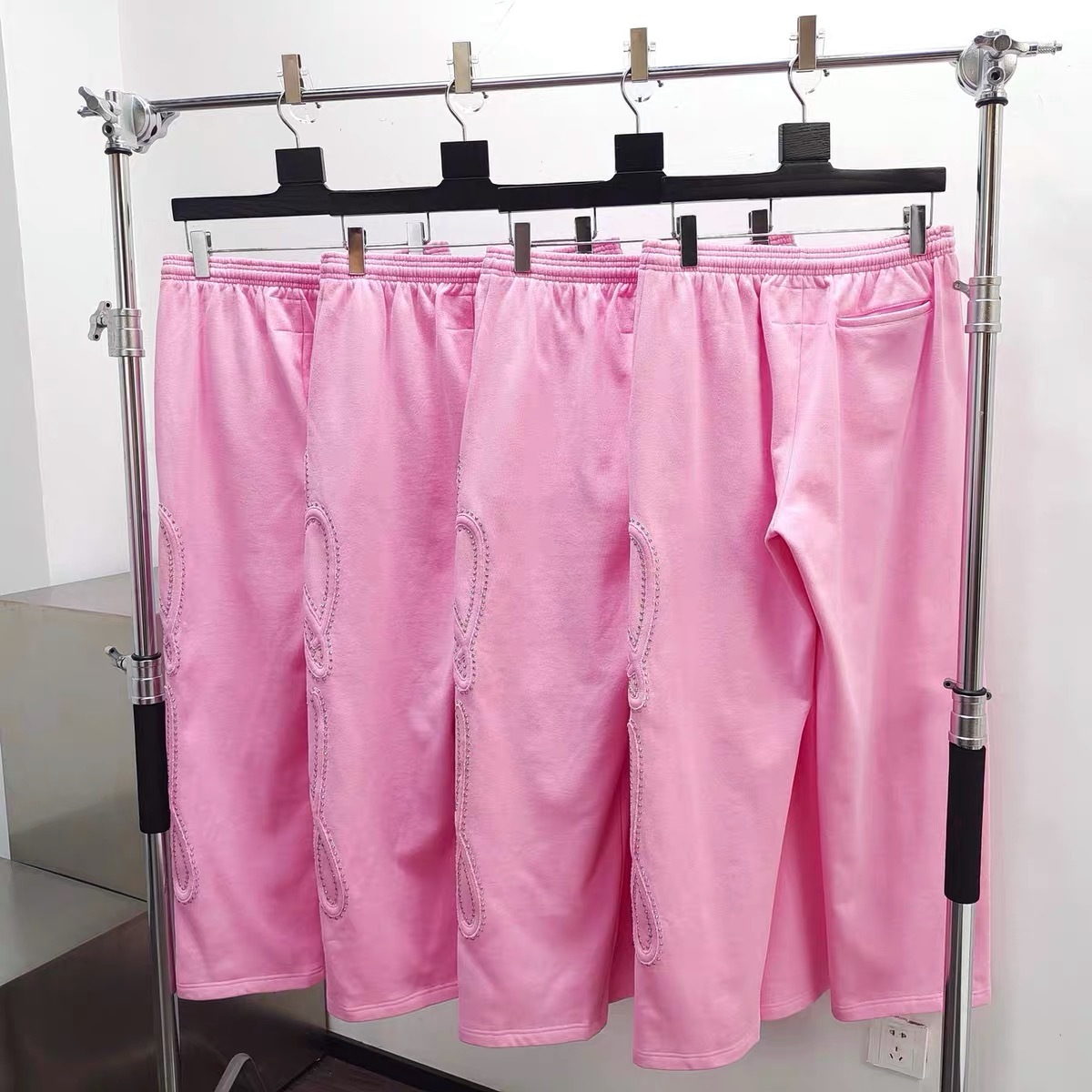 1:1 High Quality Sp5der 3D Letter Printed Hoodie Pants
