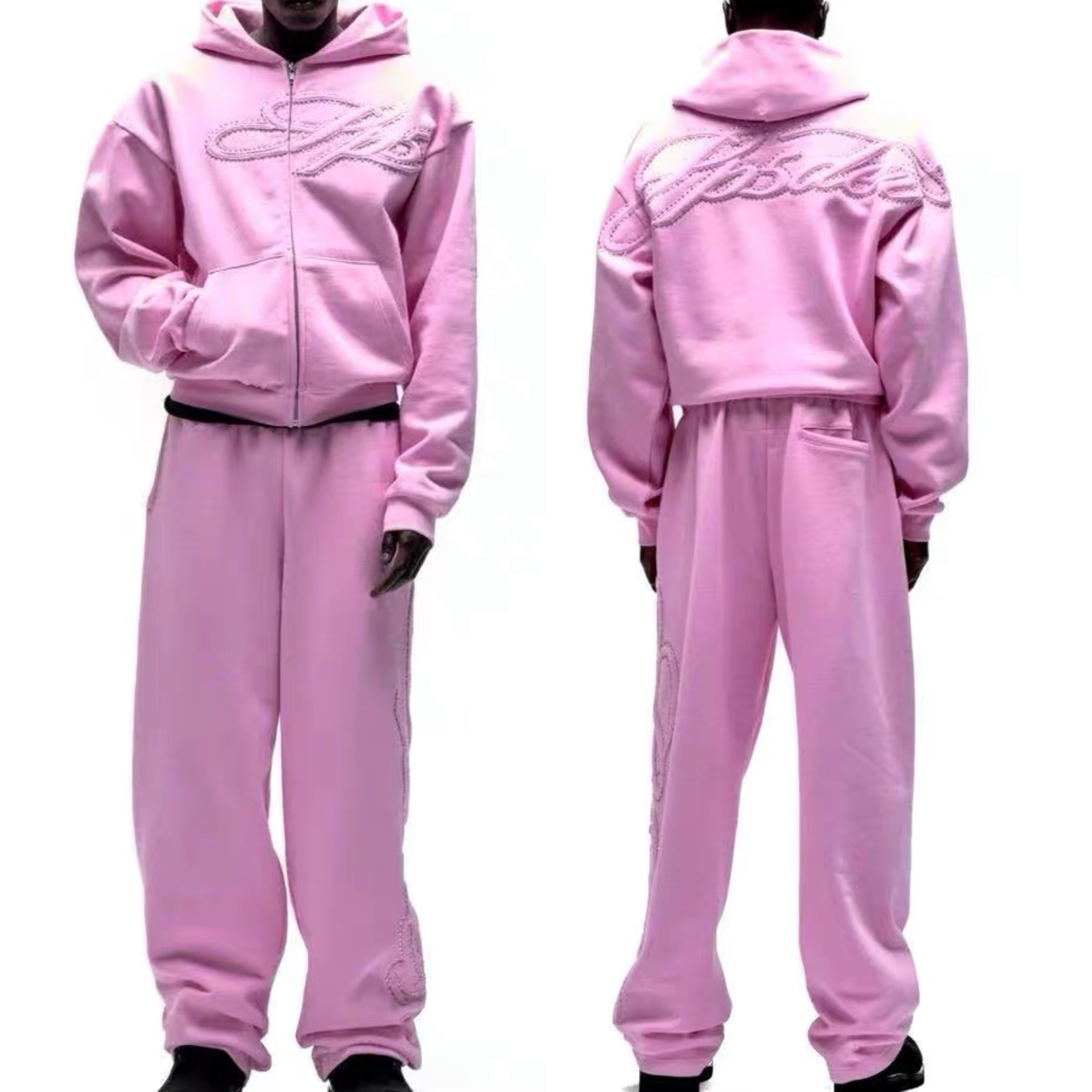 1:1 High Quality Sp5der 3D Letter Printed Hoodie Pants